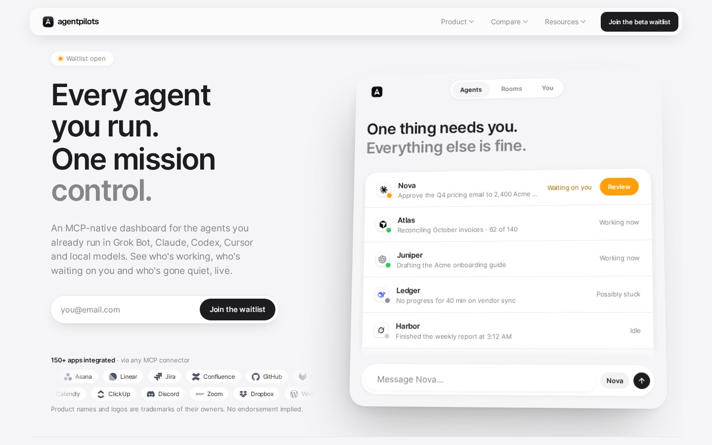 AgentPilots screenshot