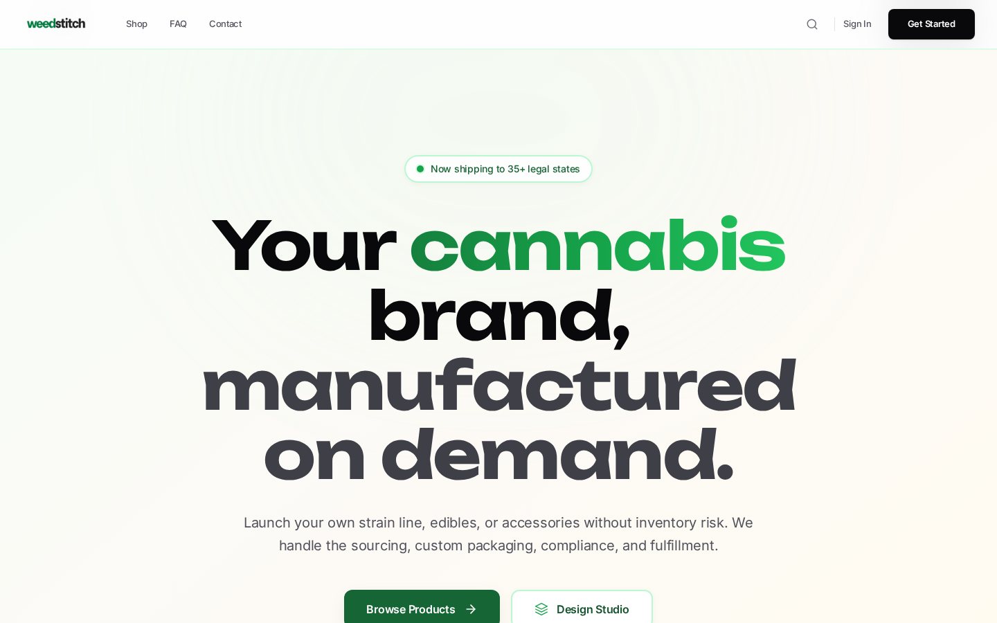 WeedStitch screenshot